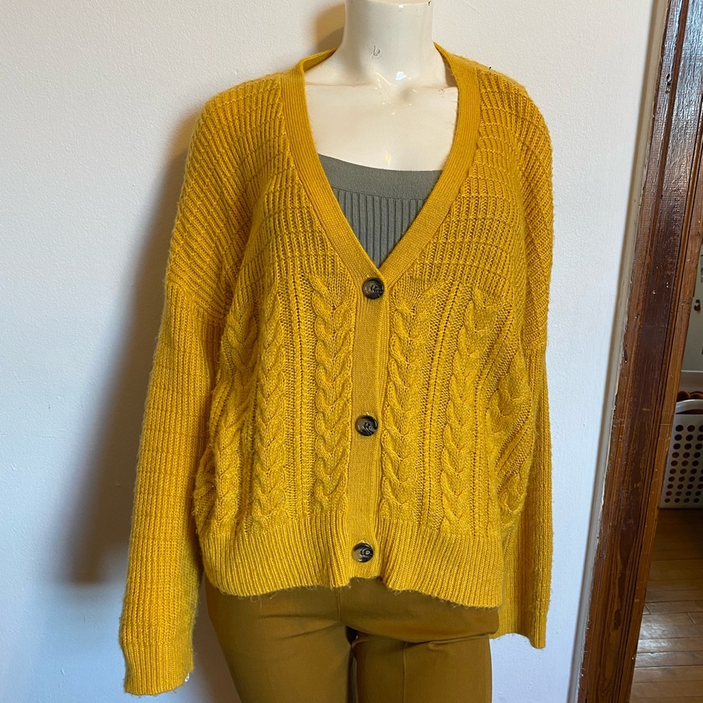 Splendid Chunky Knit Oversized Cardigan